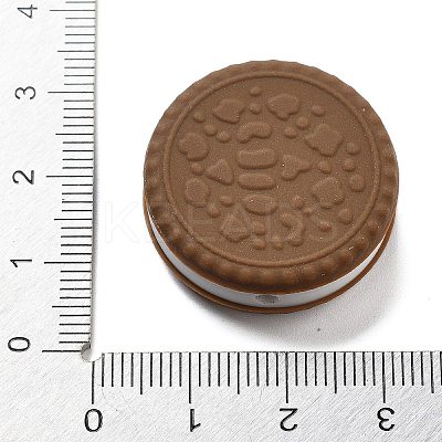 Cookie Food Grade Eco-Friendly Silicone Focal Beads SIL-C007-03C-1