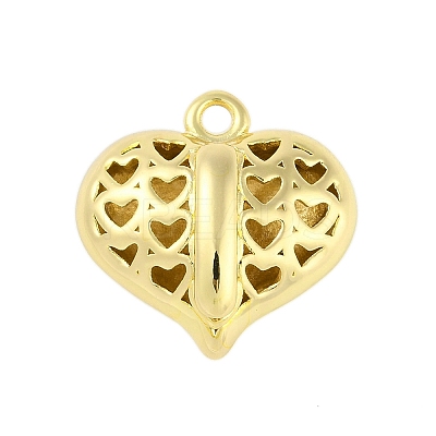Hollow Brass Pendants for Valentine's Day KK-M289-03I-G-1