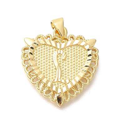 Rack Plating Brass Pendants KK-I722-09G-L-1