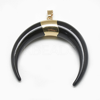 Resin Pendants RESI-S357-026B-1