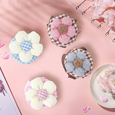 4Pcs 4 Colors Cotton Door Knob Cover DIY-GF0011-49-1