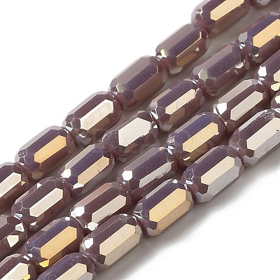 Electroplate Glass Beads Strands EGLA-D031-01-05-1