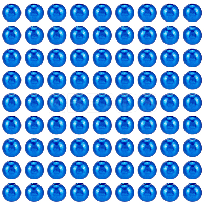 Spray Painted ABS Plastic Imitation Pearl Beads OACR-PA0001-38A-01-1