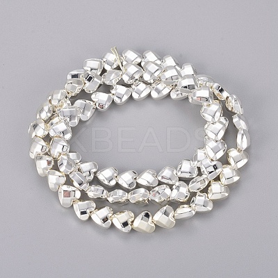 Electroplated Non-magnetic Synthetic Hematite Beads Strands G-G826-07S-1