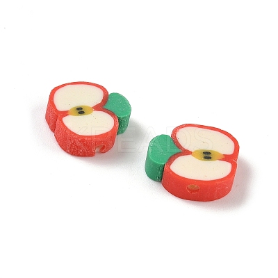 Fruit & Vegetable Theme Handmade Polymer Clay Beads CLAY-F006-02D-1