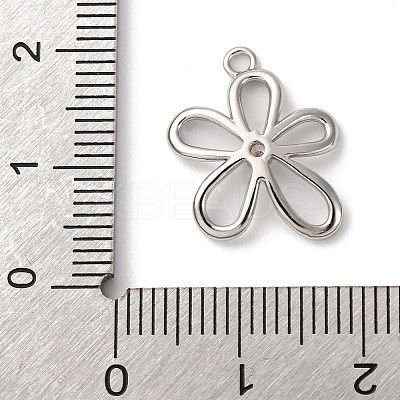 Brass Pave Cubic Zirconia Pendants KK-D371-05P-1
