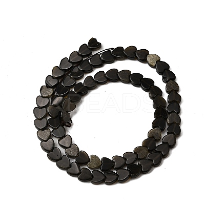 Heart Natural & Synthetic Mixed Gemstone Bead Strands G-L420-25-6mm-M-1
