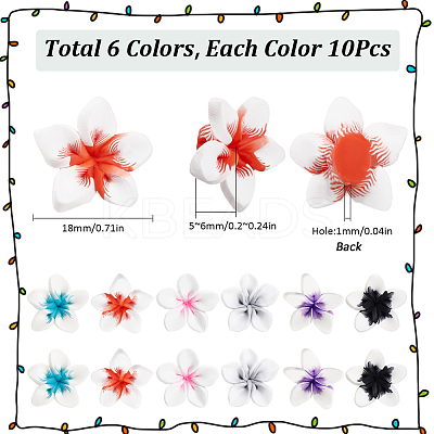Handmade Polymer Clay Beads CLAY-SC0002-18B-1