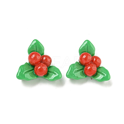 Christmas Theme Opaque Resin Decoden Cabochons X-CRES-B022-01I-1