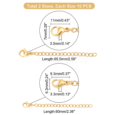 304 Stainless Steel Chain Extender STAS-UN0014-63G-1