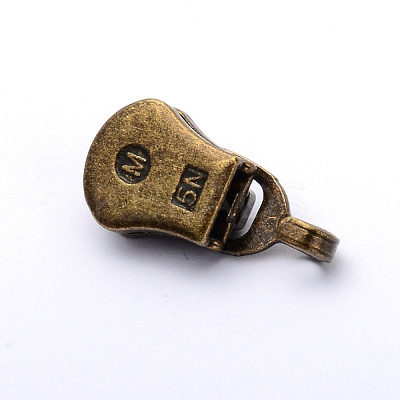 Zinc Alloy Zipper Slider LS-PALLOY-WH0082-33B-AB-1