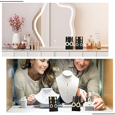 Acrylic Earring Display Stands EDIS-WH0029-15A-1