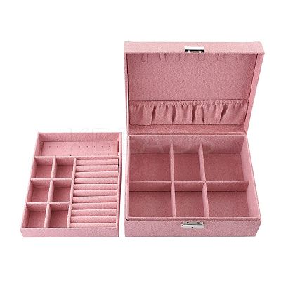 Velvet & Wood Jewelry Boxes VBOX-I001-02A-1