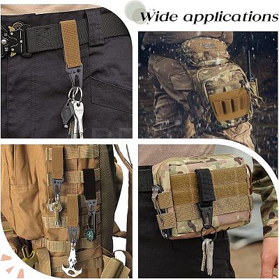 Zinc Alloy Outdoor Carabiners Hanger Buckle Hook FIND-NB0002-20-1