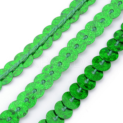 Eco-Friendly Plastic Paillette Beads PVC-Q092-6mm-P50104-1