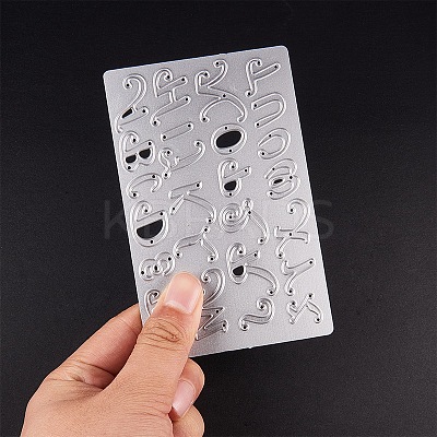 Letter and Number Frame Metal Cutting Dies Stencils DIY-PH0019-28-1