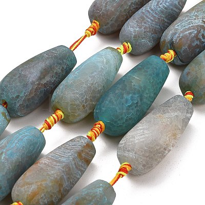 Natural Dragon Veins Agate Beads Strands G-A321-I05-01-1