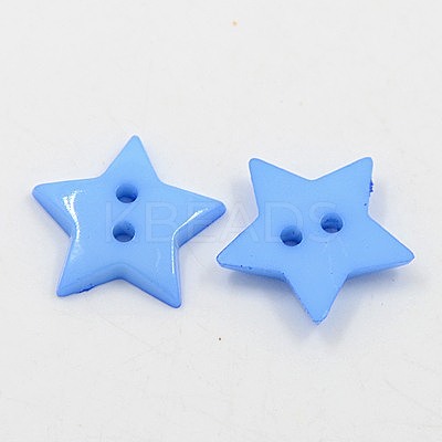 Acrylic Sewing Buttons BUTT-E070-B-M-1