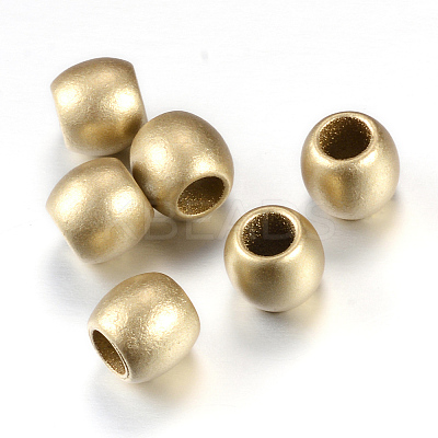Spray Painted Acrylic European Beads LS-X-ACRP-S667-16-1