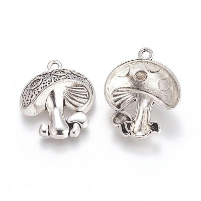 Tibetan Style Alloy Pendants TIBEP-10995-AS-1-1