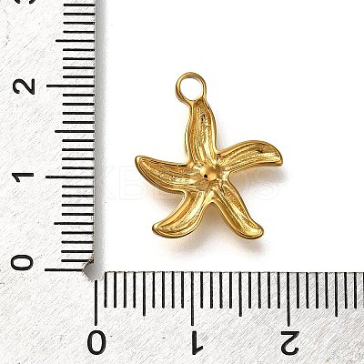Ion Plating(IP) 304 Stainless Steel Rhinestone Pendants STAS-A104-16G-1