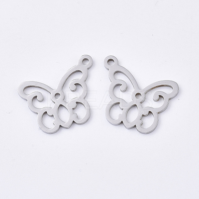 Tarnish Resistant 201 Stainless Steel Pendants LS-STAS-T045-42P-1