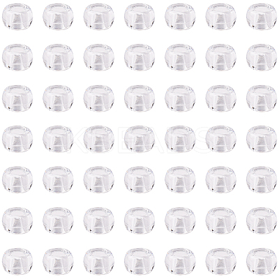 800Pcs Transparent Plastic Beads KY-SP0001-52B-1