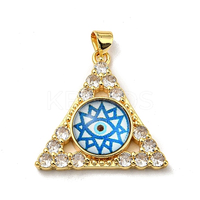 Real 18K Gold Plated Brass Pendants KK-L209-007G-07-1