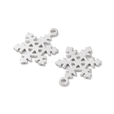 Rhodium Plated 925 Sterling Silver Charms STER-C003-19P-1