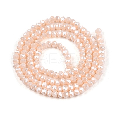 Electroplate Glass Beads Strands EGLA-A044-P2mm-A05-1