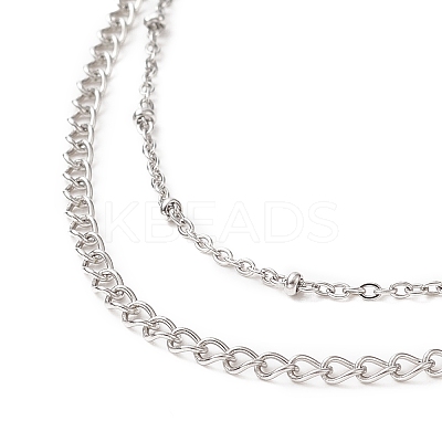 304 Stainless Steel Shoe Decoration Chain FIND-JF00105-1