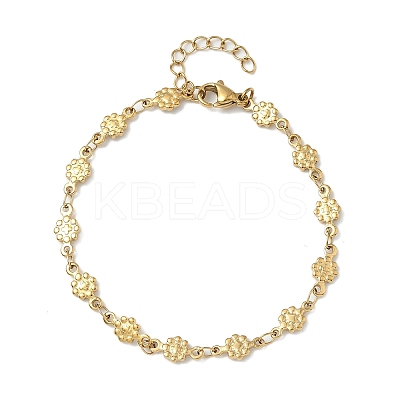 304 Stainless Steel Link Bracelets BJEW-Z132-02G-1