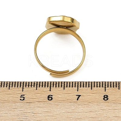 Golden 304 Stainless Steel Finger Rings RJEW-H254-08A-G-1