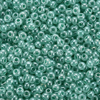 12/0 Imitation Jade Glass Seed Beads SEED-S049-A-013-1