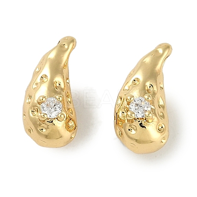 Brass Micro Pave Cubic Zirconia Charms KK-P283-27A-G-1