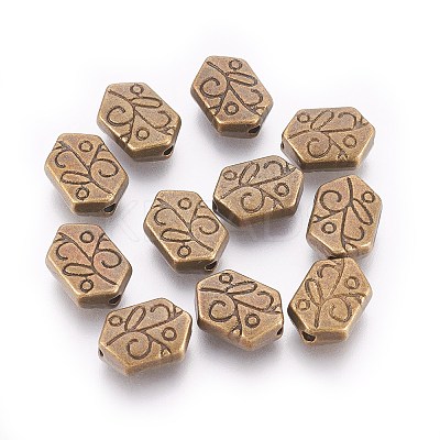 Tibetan Style Alloy Beads X-MLF0104Y-NF-1