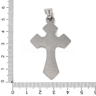Tarnish Resistant 304 Stainless Steel Big Pendants STAS-E449-34P-1