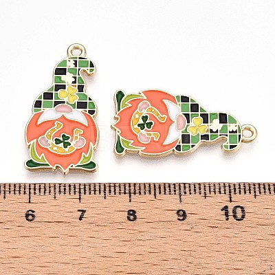 Alloy Enamel Pendants ENAM-T022-01B-1
