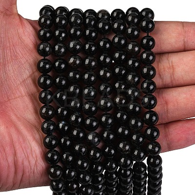Natural Astrophyllite Beads Strands G-A202-01B-1