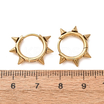 201 Stainless Steel Hoop Earrings for Women SA-CBA8B85-15G-1