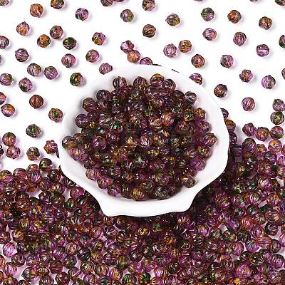 Picasso Transparent Glass Beads SEED-Q039-04O-1