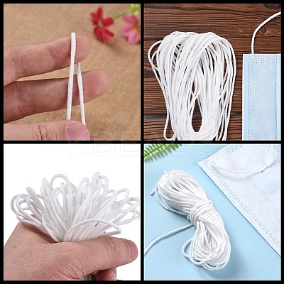 Round Polyester & Spandex Elastic Band for Mouth Cover Ear Loop OCOR-MSMC001-02A-1
