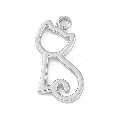 Non-Tarnish 304 Stainless Steel Charms STAS-L022-400P-1