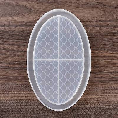 Oval DIY Silicone Jewelry Plate Molds SIMO-P003-01A-1