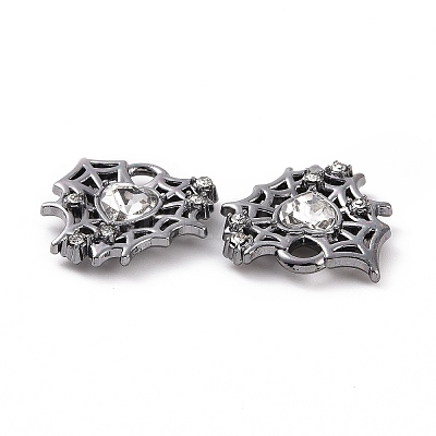 Rack Plating Alloy Glass Pendants LS-FIND-I037-37A-1