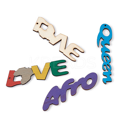 DIY Word Style Earring Making Kits DIY-TA0008-61-1