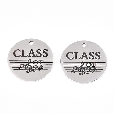 Non-Tarnish 201 Stainless Steel Pendants LS-STAS-T064-38P-23-1