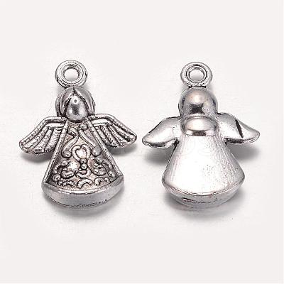 Tibetan Style Alloy Angel Pendants LF1238Y-NF-1