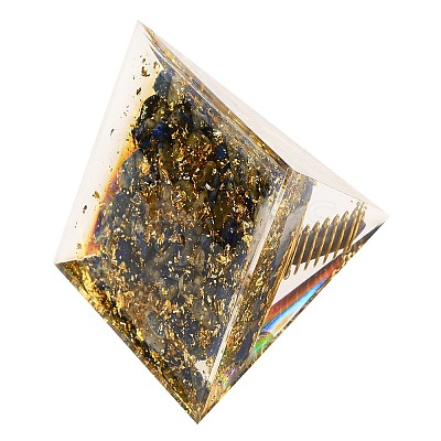 Orgonite Pyramid Resin Energy Generators DJEW-C019-01D-1