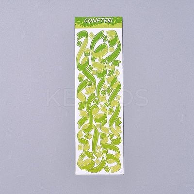Decorative Labels Stickers DIY-L037-C07-1